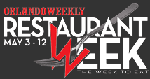 Orlando Restaurant Week log