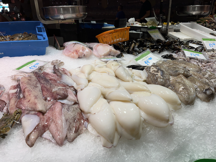 Barcelona Market fish