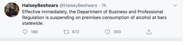 Beshears Tweet