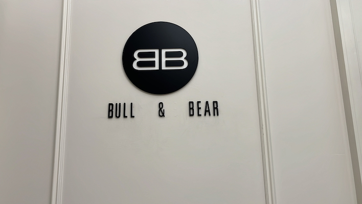 Bull and Bear sign