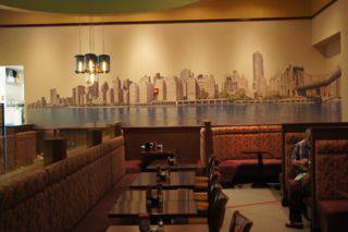 NY diner mural