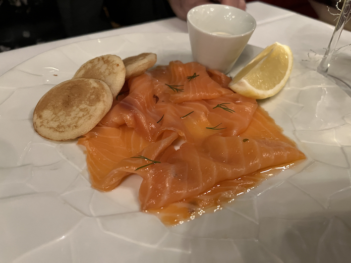 Paris Grand Vefour salmon