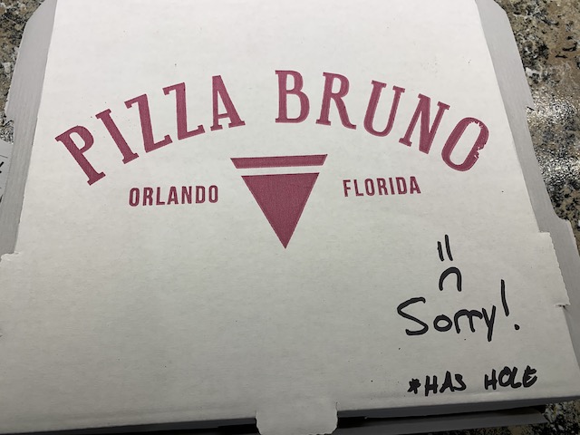 PizzaBruno hole box