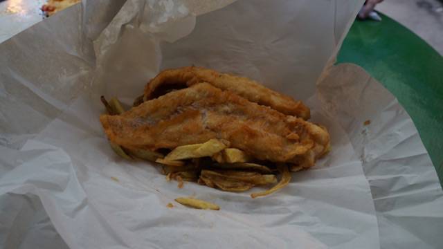 Roadtrip fish and chips