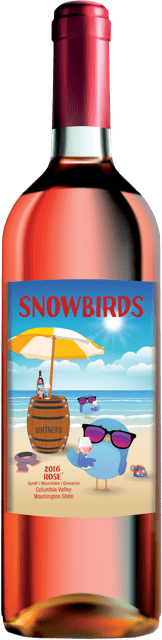 Snowbirds 2016 Rose Bottle NB