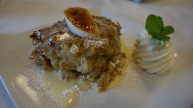 Two Chefs Brunch bread pudding