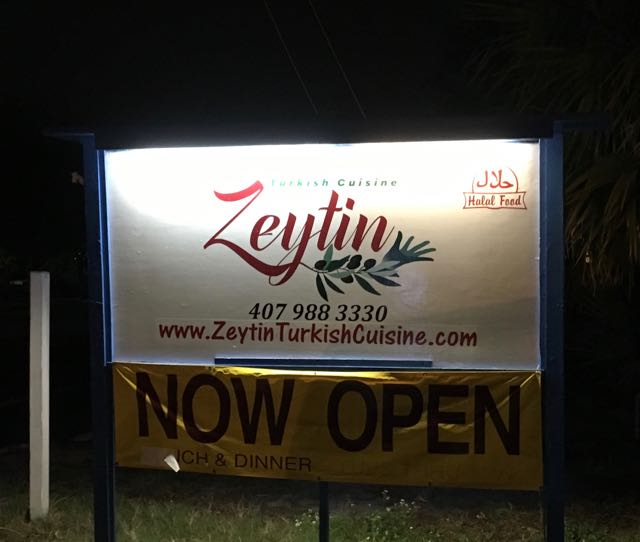 Zeytin sign