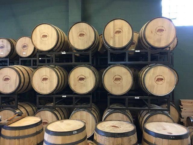 WP Distillery barrels