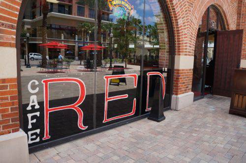 cafered exterior