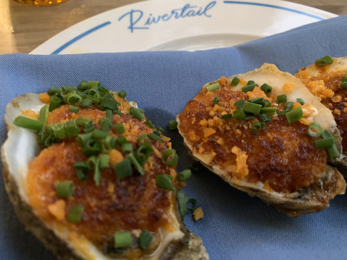 Rivertail oysters