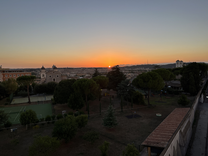 Rome aperitvo eden sunset