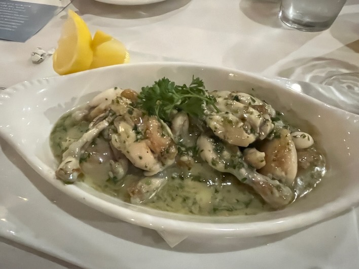 Russell's on Lake Ivanhoe frog legs