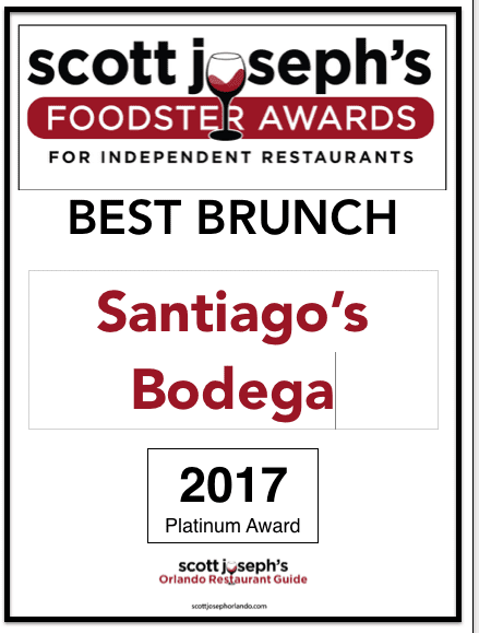 Santiago Foodster Award
