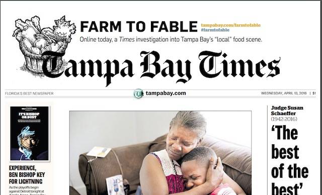 Tampa Bay Times page